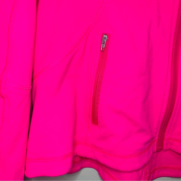Lululemon Women's Neon Bright Pink Jacket size 12 - Picture 2 of 6